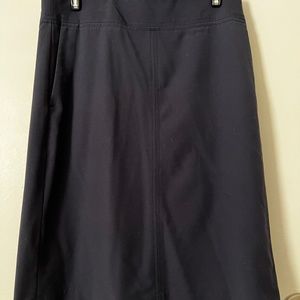 American Airlines uniform navy blue A-line skirt size 2